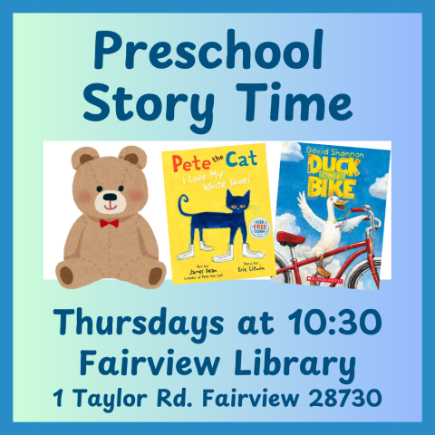 event details with images of a teddy bear and 2 books