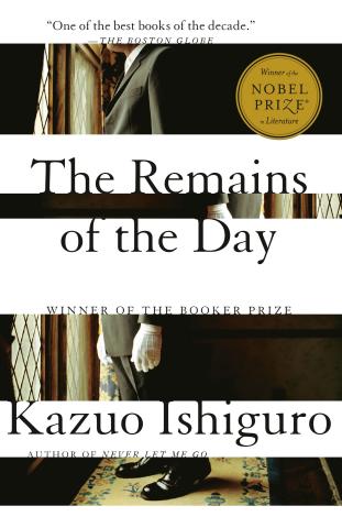 Book Cover for Kazuo Ishiguro's "The Remains of the Day"