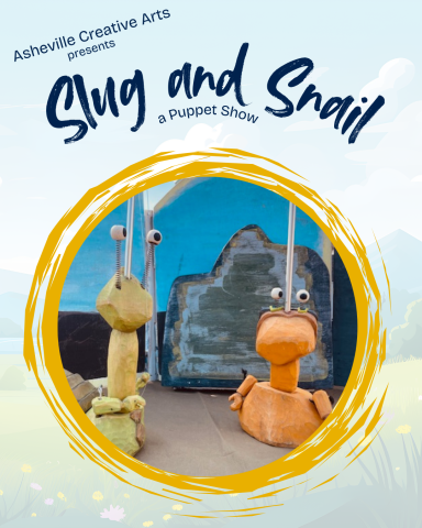 An image of a puppet slug and snail. 