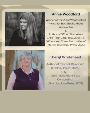 Poets Annie Woodford & Cheryl Whitehead