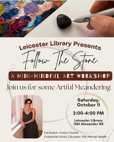 stone on a piece of paper with words Follow the Stone 