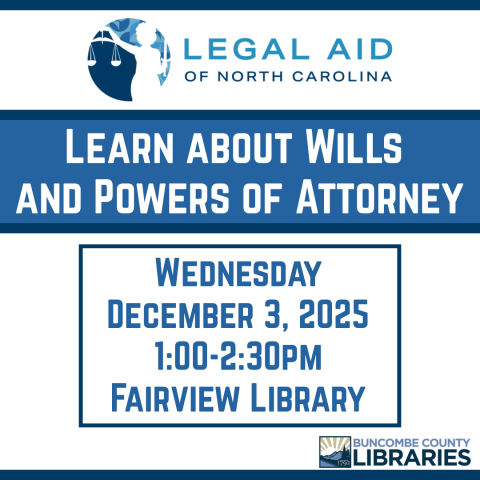 Legal Aid of NC logo and program details