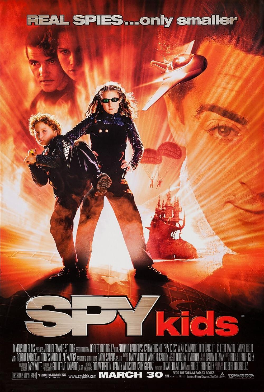 An image of the Spy Kids (2001) movie poster.