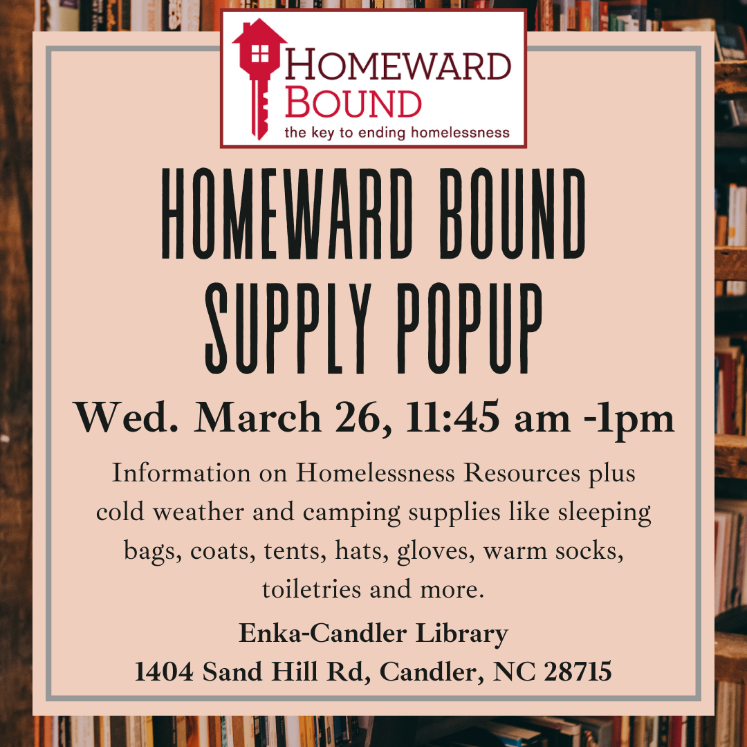 Homeward Bound Supply Popup Wednesday March 26th 11:45-1:00 PM