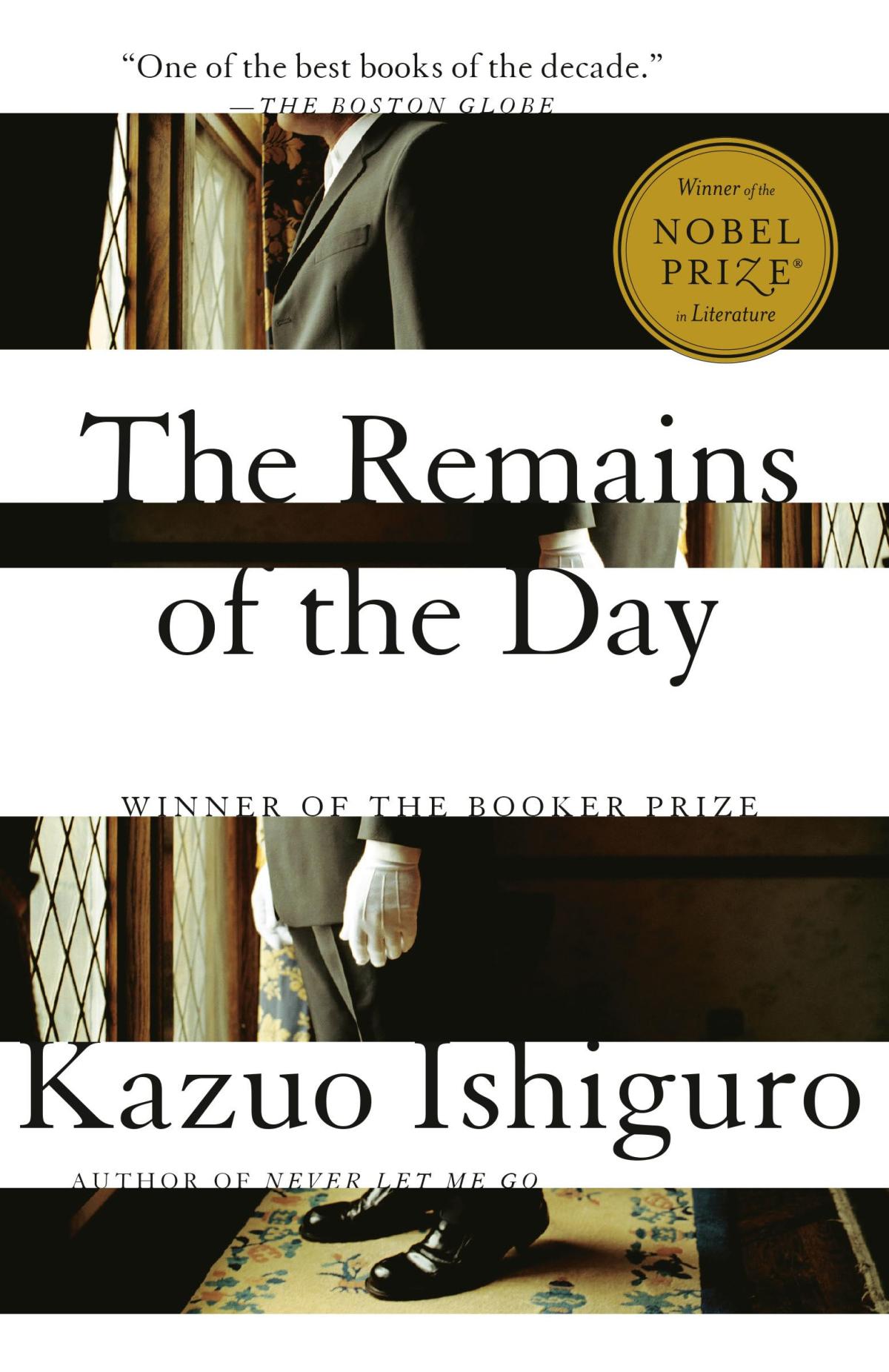 Book Cover for Kazuo Ishiguro's "The Remains of the Day"