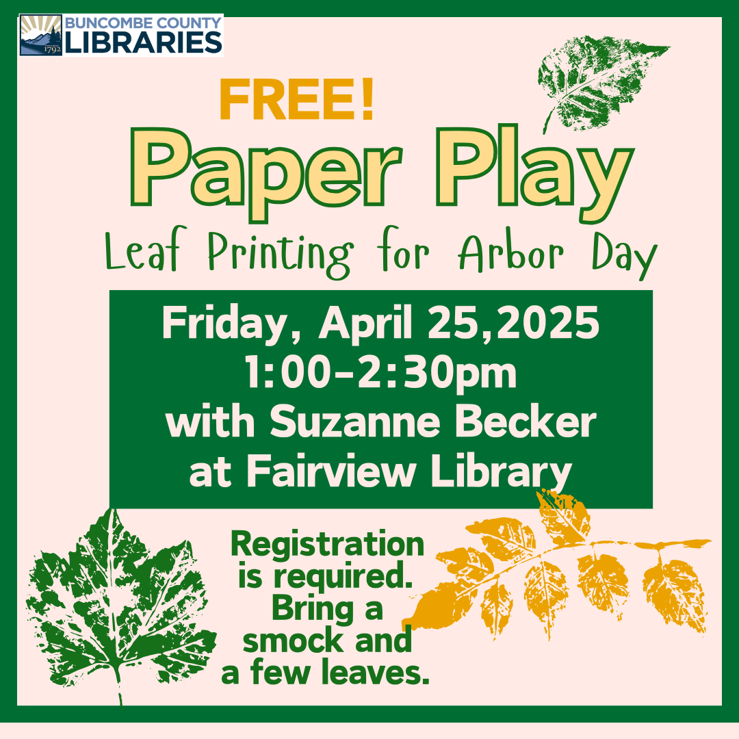 Paper Play: Leaf Printing for Arbor Day