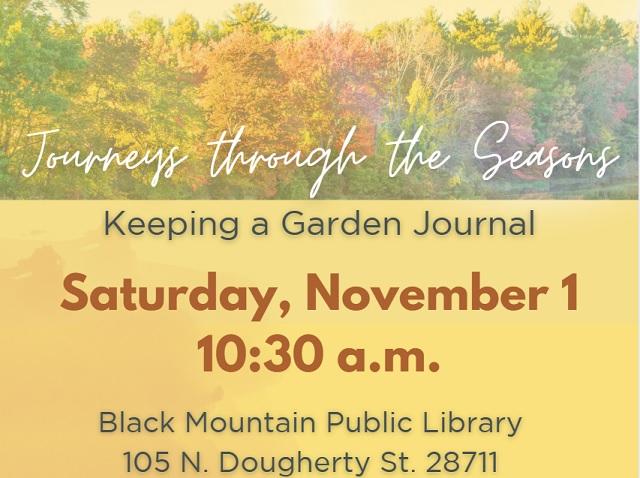 Keeping a garden journal