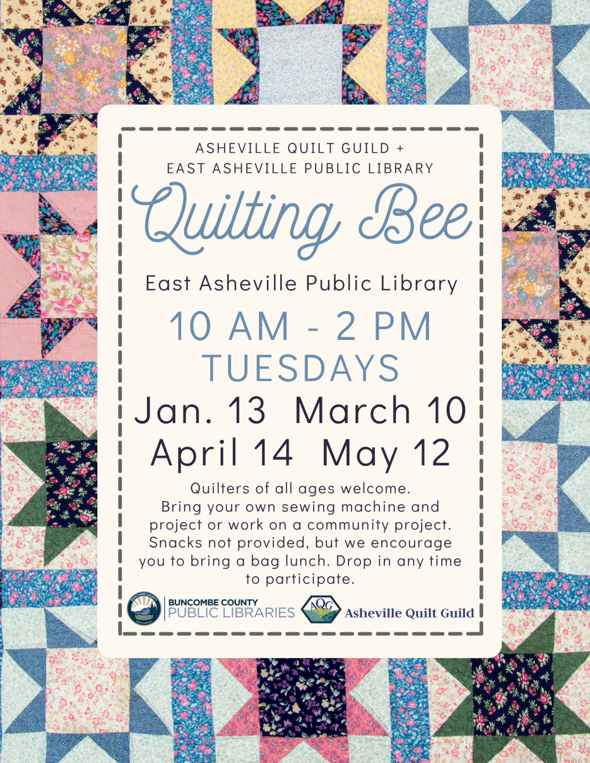 Asheville Quilt Guild Quilting Bee