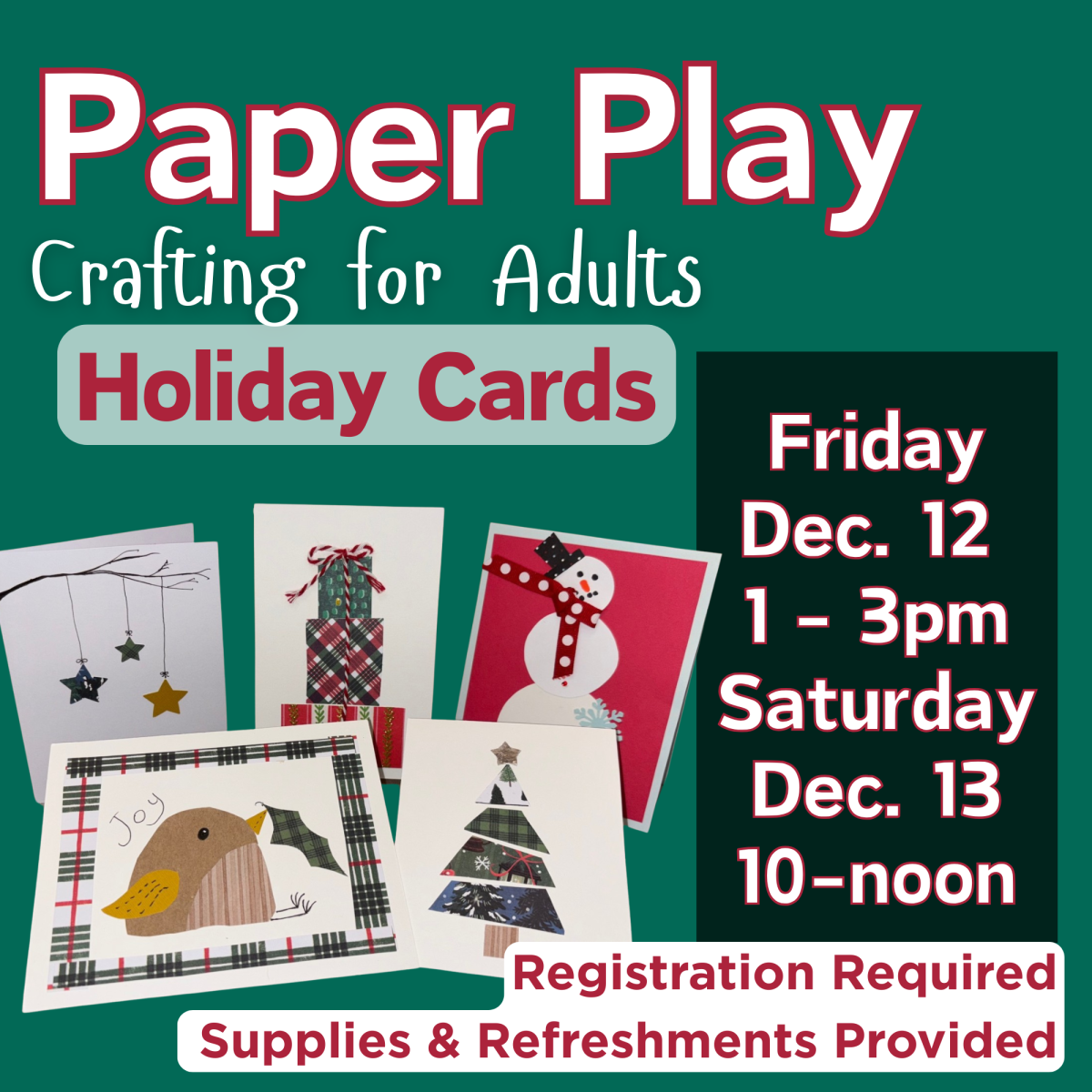 images of handmade holiday cards