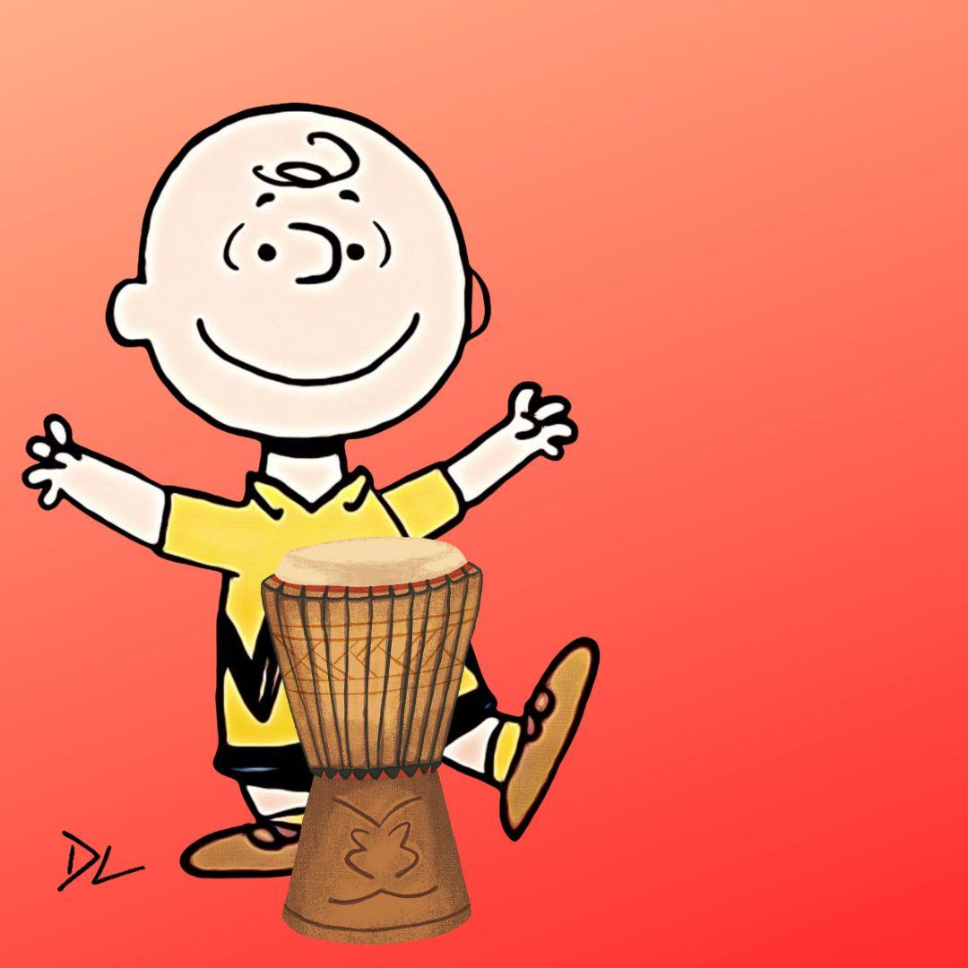 Charlie brown drumming